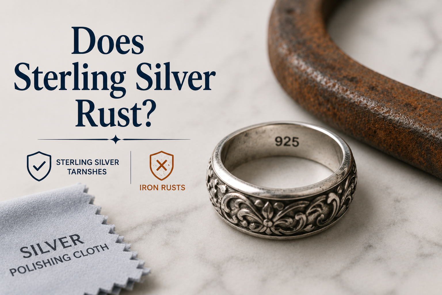 Does Sterling Silver Rust?