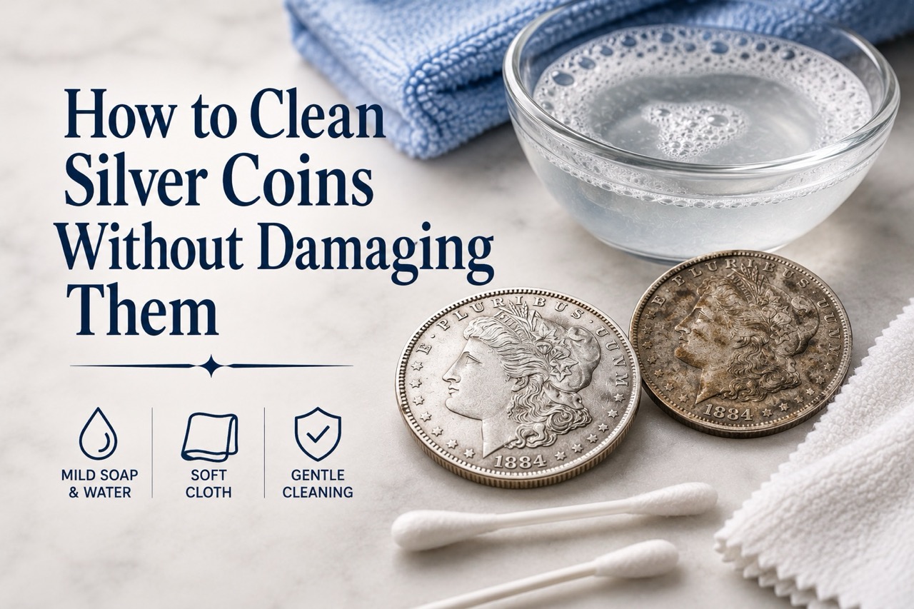 How to Clean Silver Coins Without Damaging Them