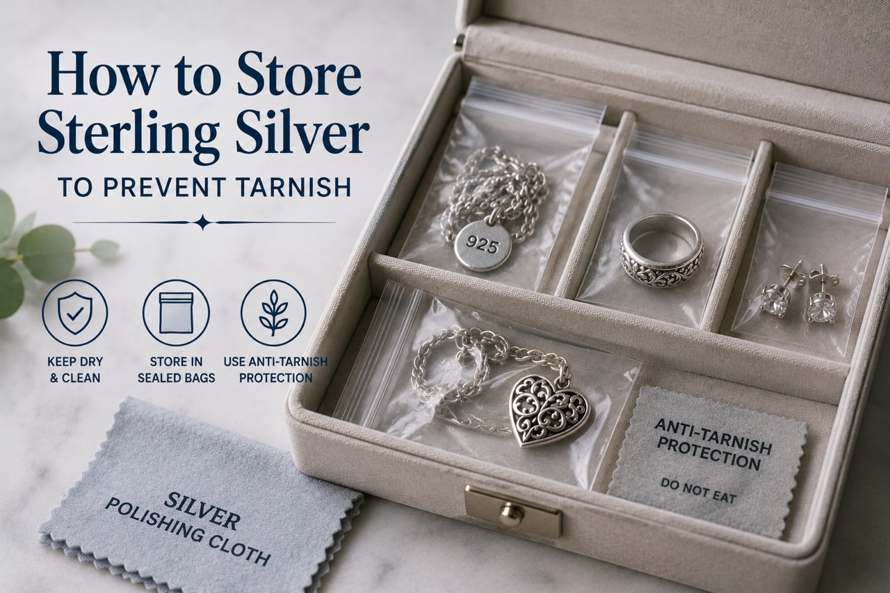 How to Store Sterling Silver to Prevent Tarnish