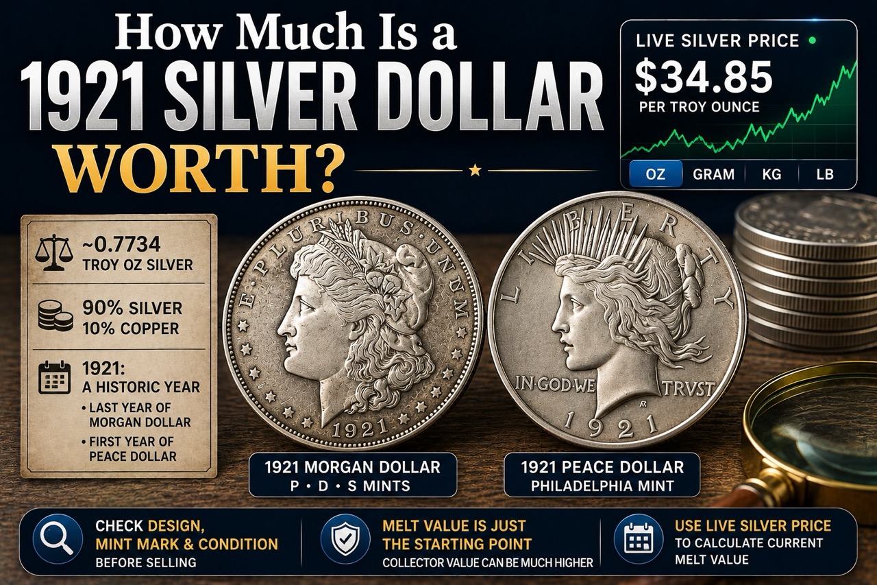 How Much Is a 1921 Silver Dollar Worth?
