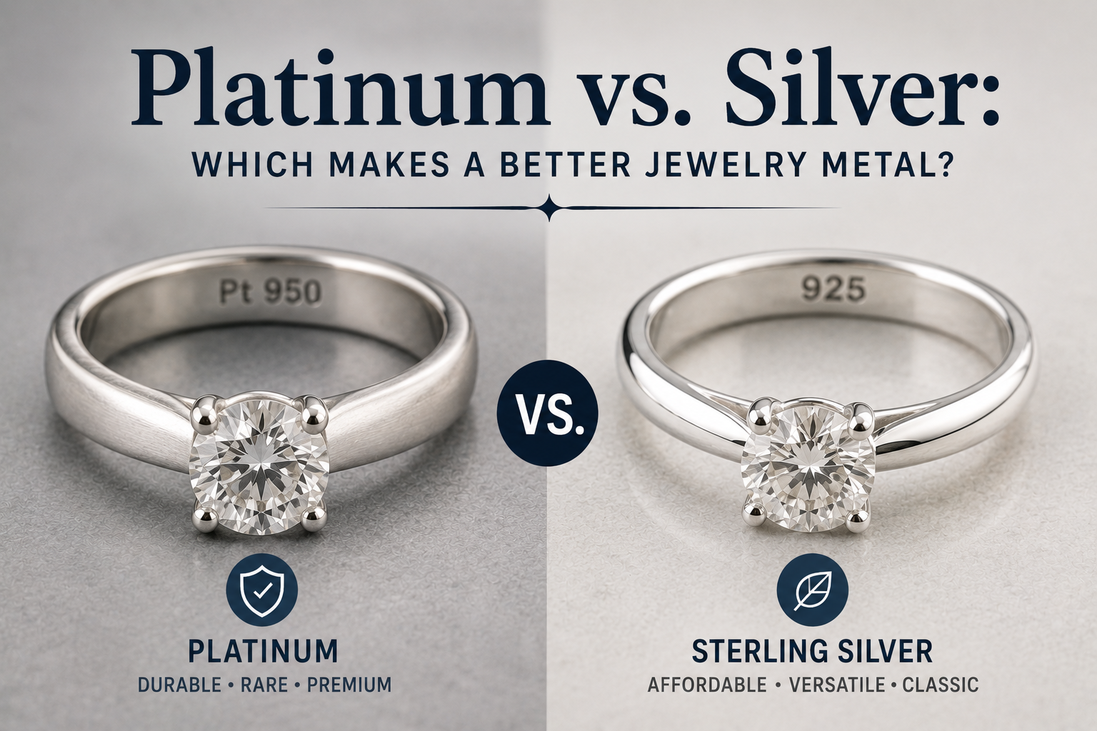 Platinum vs. Silver: Which Makes a Better Jewelry Metal?