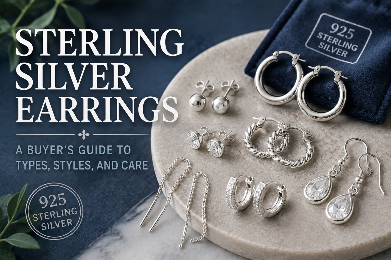 Sterling Silver Earrings: A Buyer's Guide to Types, Styles, and Care